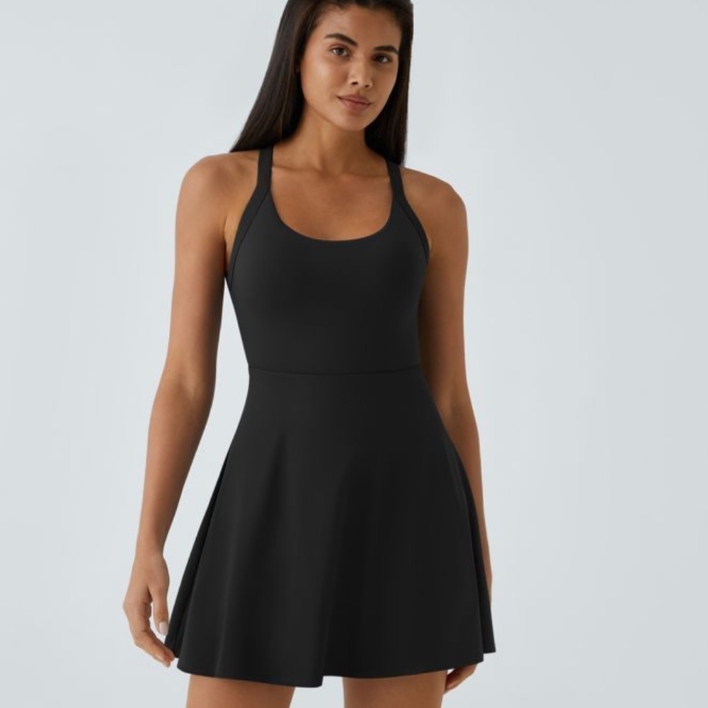 Black Halter Dress - Picture 3 of 6